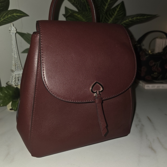 Kate Spade Deep Red Backpack - Picture 1 of 8